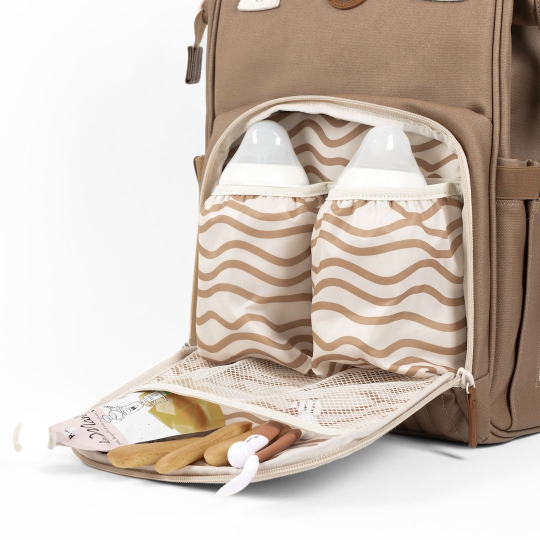 Richie Changing Backpack - Hazelnut