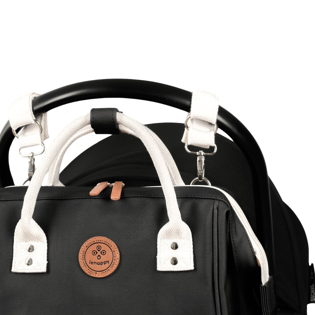 Richie Changing Backpack - Black Liquorice