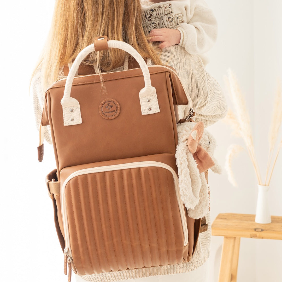 Richie Changing Backpack - Brown Sugar