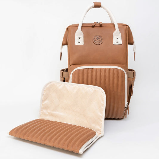 Richie Changing Backpack - Brown Sugar