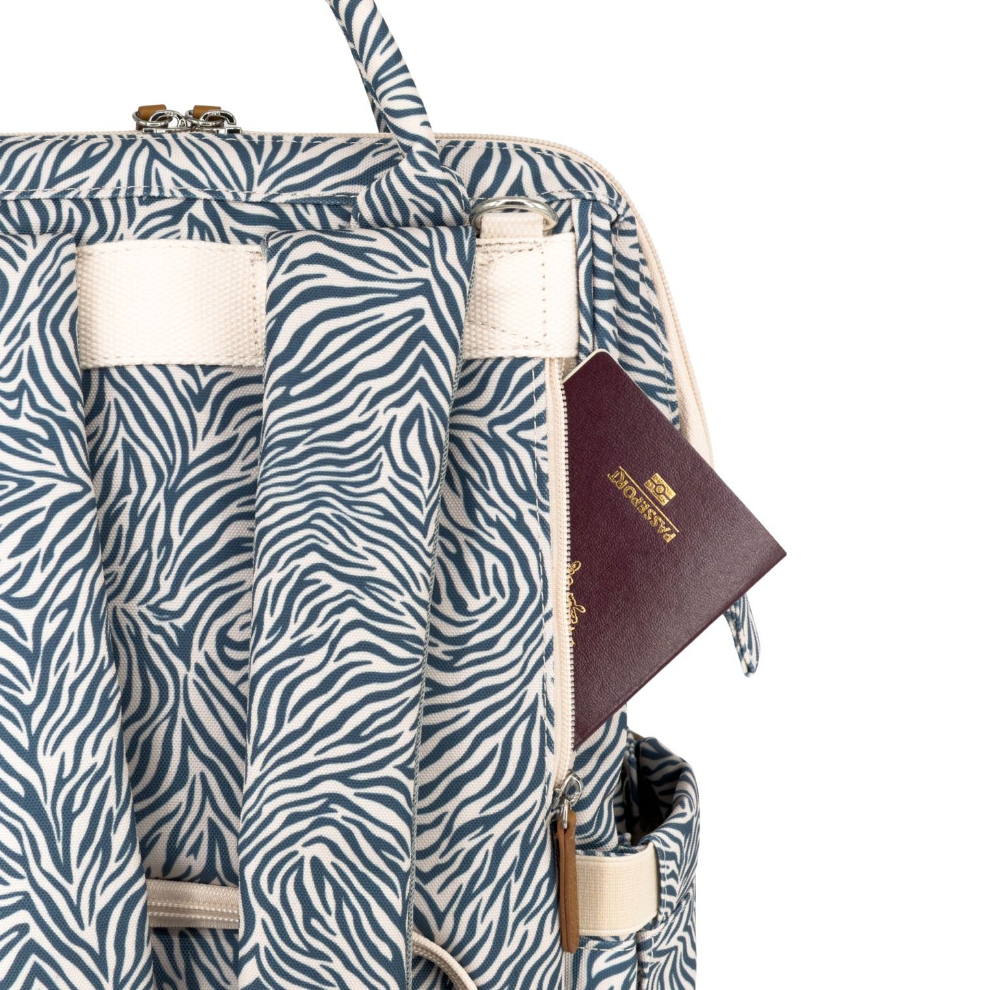 Richie Changing Backpack - Zebra