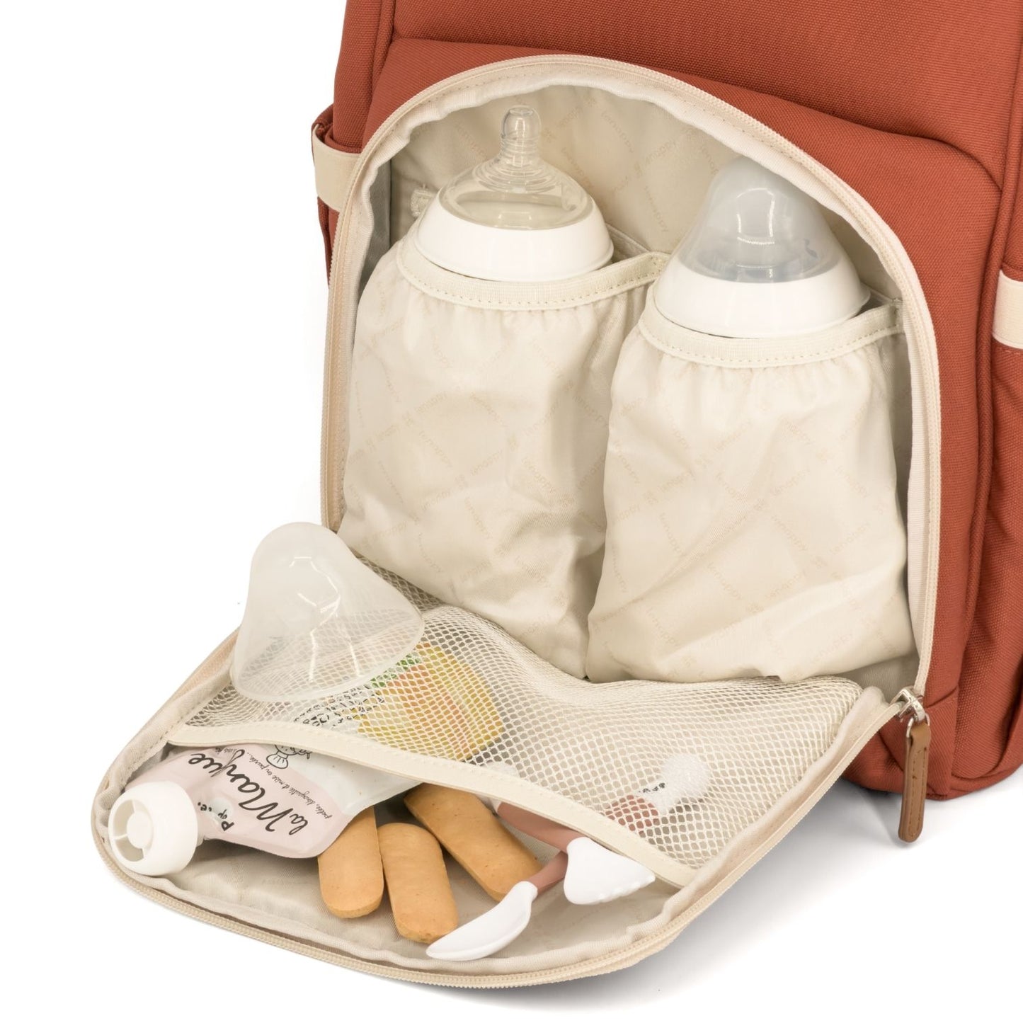 Richie Changing Backpack - Terracotta