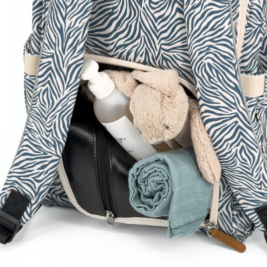 Richie Changing Backpack - Zebra